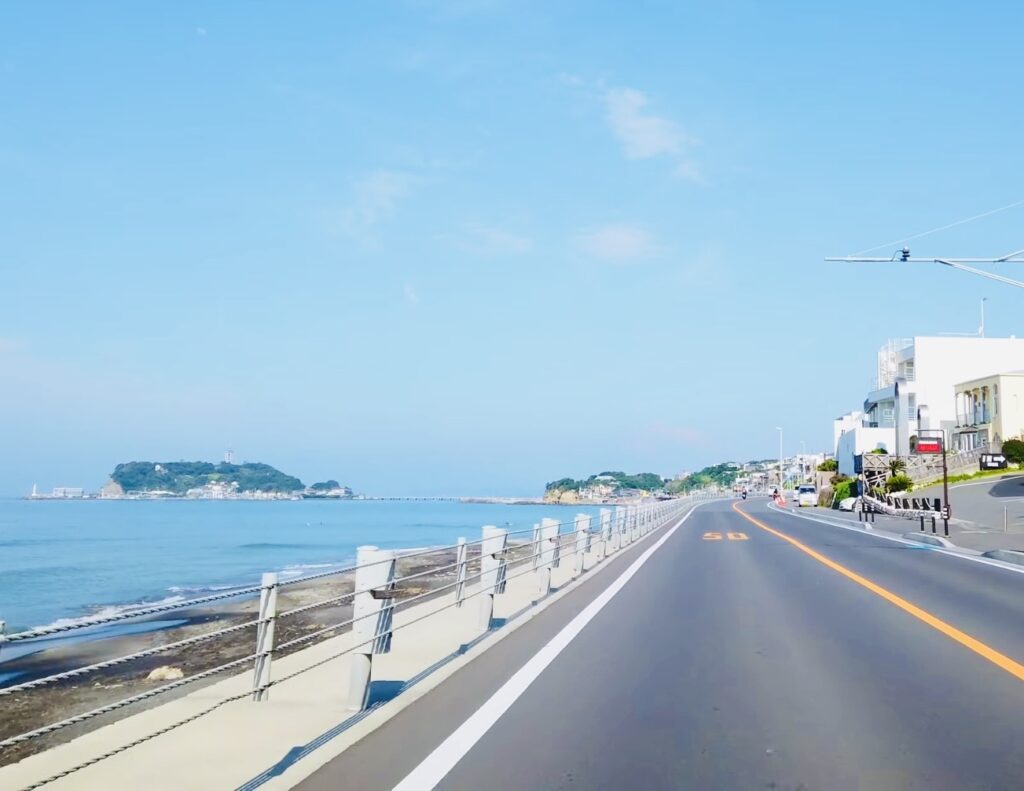 遠回りして海沿いへ